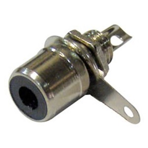 GBC 30.1796.00 - Υποδοχή πάνελ RCA Επιχρυσωμένο Θηλυκό Μαύρο  Βύσματα Onetrade